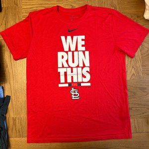 Nike We Run This St. Louis Cardinals Men's Dri-Fit Shirt - Large